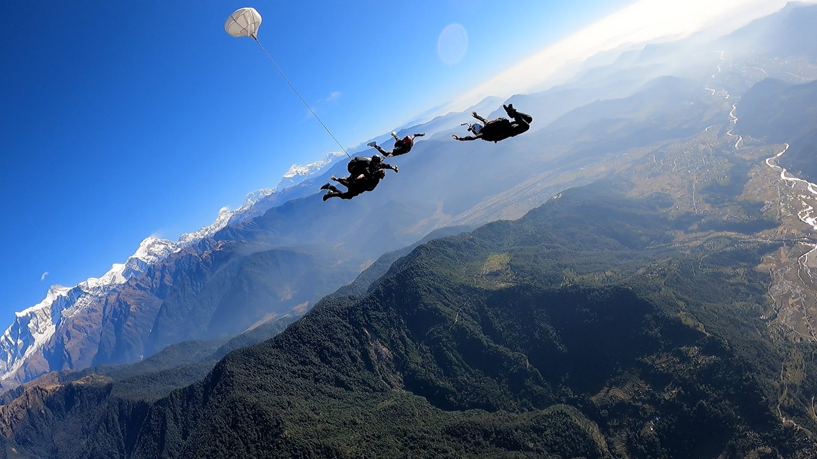 Sky Dive Pokhara Parachute Banner