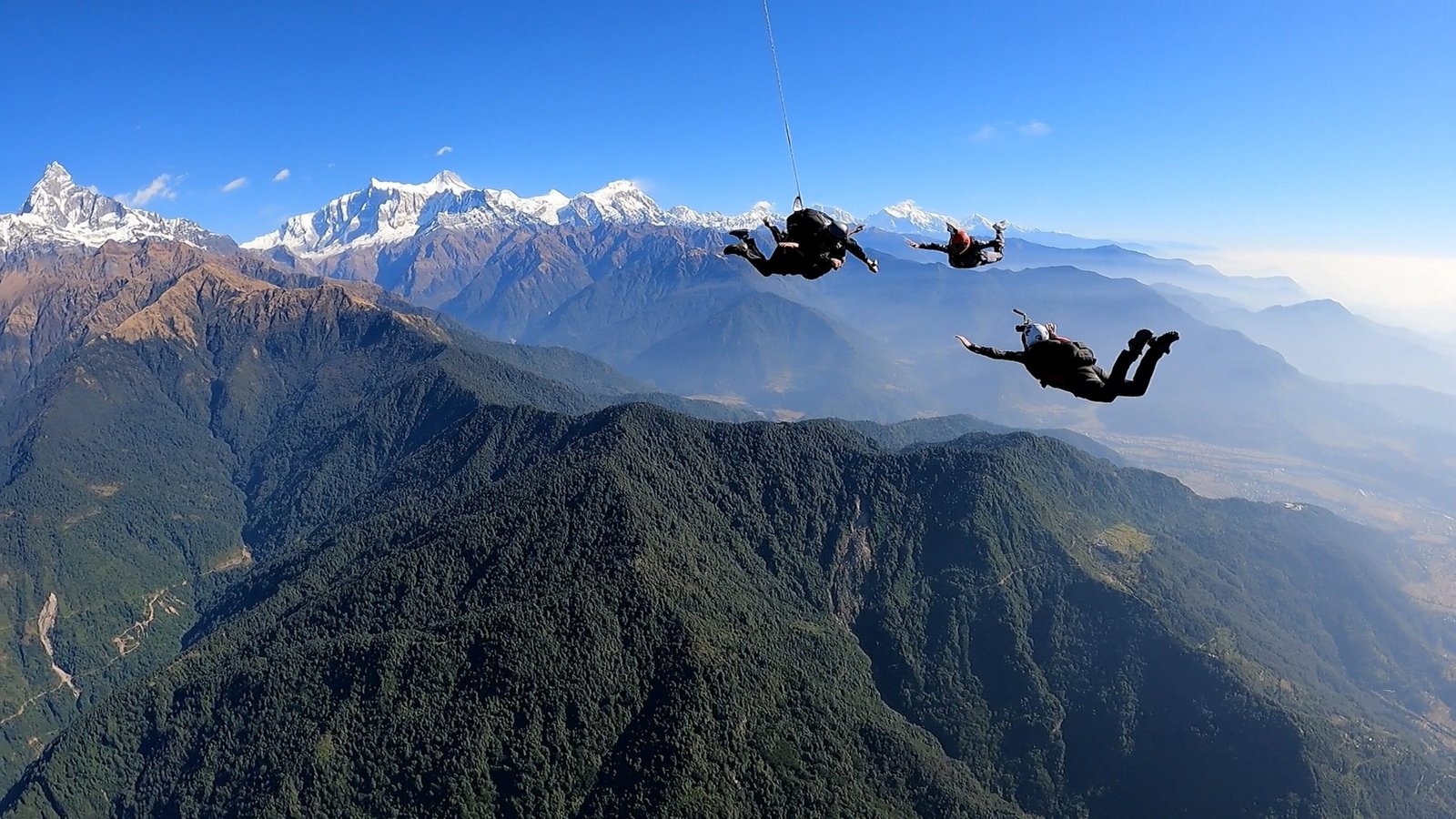 Sky Dive Pokhara Footer Banner
